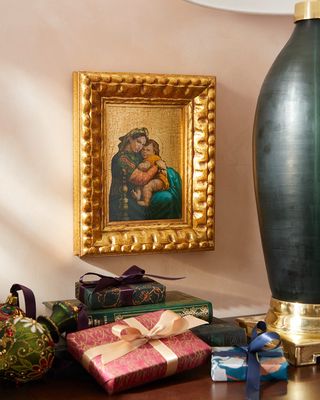 Madonna with Child in Decorative Frame