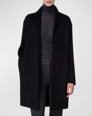 Mae Brushed Cashmere Coat