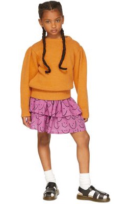maed for mini Kids Purple Laughing Lobster Skirt