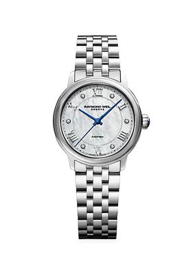 Maestro Stainless Steel & Diamond Bracelet Watch
