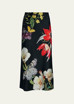 Maeve Essential Floral Slip Skirt
