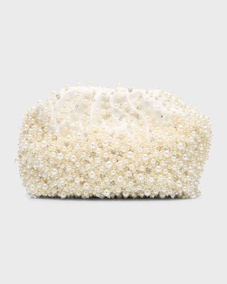 Magalie Pearly Clutch Bag