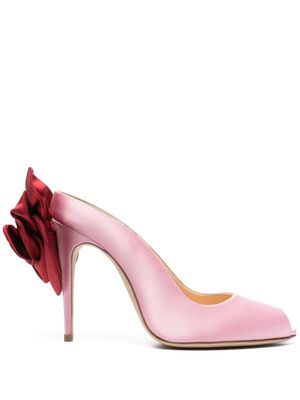 Magda Butrym 105mm peep toe mules - Pink
