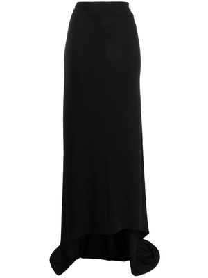 Magda Butrym asymmetric maxi skirt - Black