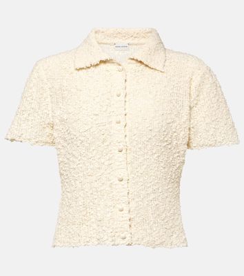 Magda Butrym Bouclé cotton-blend shirt