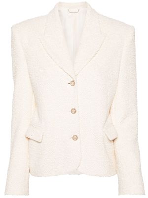 Magda Butrym bouclé single-breasted blazer - Neutrals