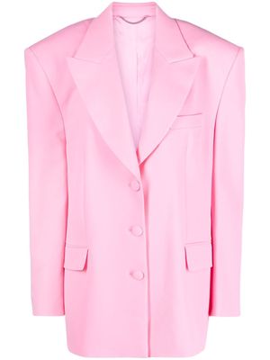 Magda Butrym Classic oversized single-breasted blazer - Pink