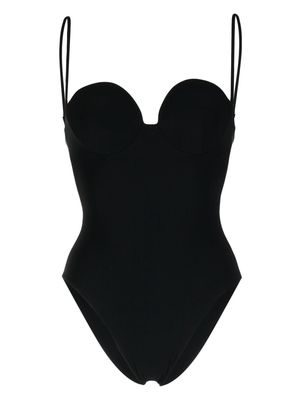 Magda Butrym corset-style swimsuit - Black