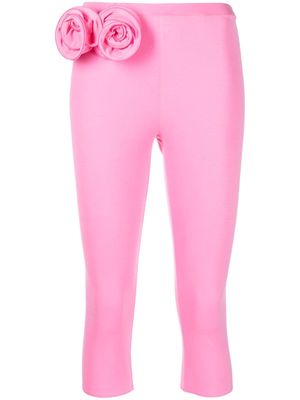 Magda Butrym cropped jersey leggings - Pink