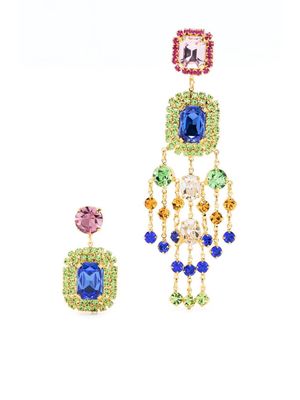 Magda Butrym crystal-embellished drop earrings - Gold