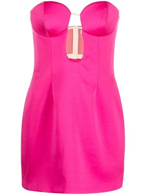 Magda Butrym cut-out strapless mini dress - Pink