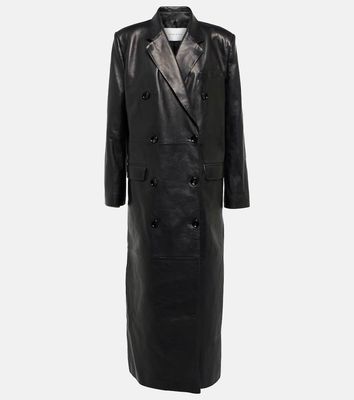 Magda Butrym Double-breasted leather coat