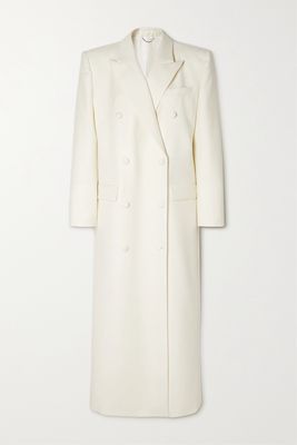 Magda Butrym - Double-breasted Wool Coat - White