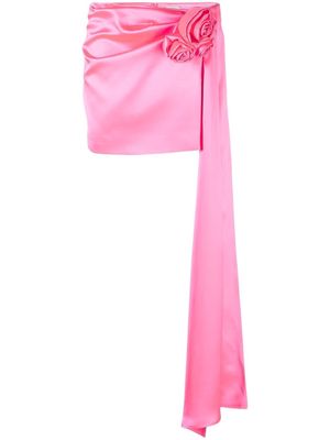 Magda Butrym drape-panel detail skirt - Pink