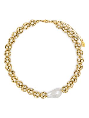 Magda Butrym embellished choker necklace - Gold