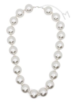 Magda Butrym faux-pearl necklace - White