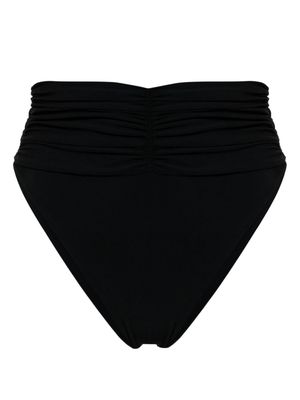 Magda Butrym floral-appliqué bikini bottoms - Black