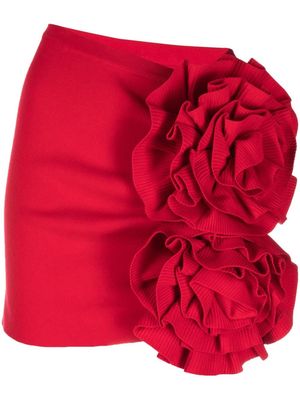Magda Butrym floral-detail miniskirt - Red