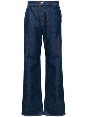 Magda Butrym high-rise flared jeans - Blue