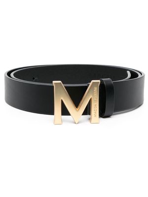 Magda Butrym M logo plaque belt - Black