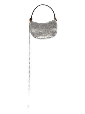 Magda Butrym micro Vesna embellished clutch bag - Silver