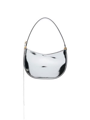 Magda Butrym mirrored metallic-finish shoulder bag - Silver