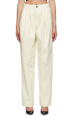 Magda Butrym Off-White Classic Tapered Jeans