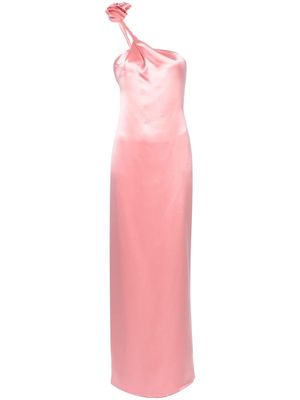Magda Butrym one-shoulder silk maxi dress - Pink
