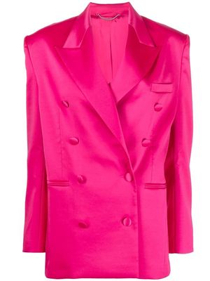 Magda Butrym oversized double-breasted blazer - Pink