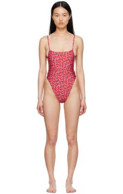 Magda Butrym Pink Nylon One-Piece Swimsuit