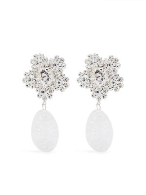 Magda Butrym quartz-bead drop earrings - Silver