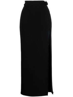 Magda Butrym Rosette cut-out maxi skirt - Black