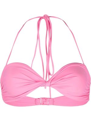 Magda Butrym ruched bikini top - Pink