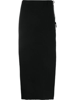Magda Butrym side-slit pencil skirt - Black