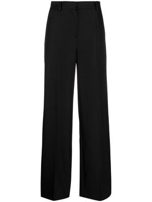 Magda Butrym silk wide-leg trousers - Black