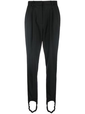 Magda Butrym stirrup tailored trousers - Black