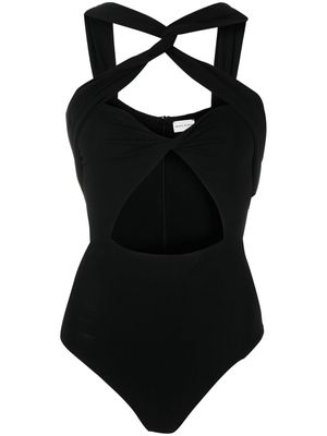 Magda Butrym twisted cut-out bodysuit - Black