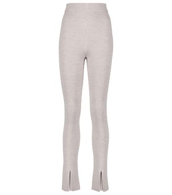 Magda Butrym Wool, silk and cashmere knit pants