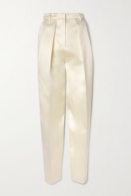 Magda Butrym - Wool Tapered Pants - White