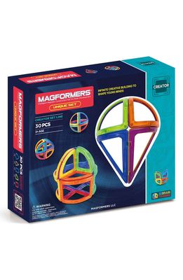 Magformers 'Creator - Unique' Magnetic 3D Construction Set in Rainbow