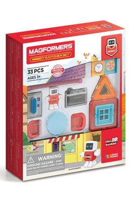 Magformers Minibot Kitchen 33-Piece Magnetic Construction Set in Multi
