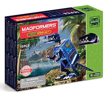 Magformers Monster Dino Rano 15-Piece Set
