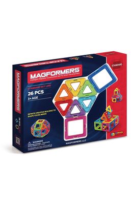 Magformers 'Standard' Magnetic 3D Construction Set in Rainbow