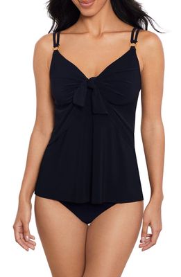 Magicsuit® Akikio Obi Tankini Top in Black 