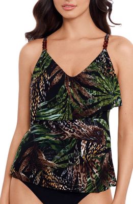 Magicsuit® Nighthawk Clo Tankini Top in Blk/Multi 