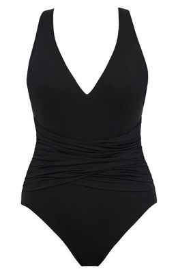 Magicsuit® Plot Twist Valerie Cutout One-Piece Swimsuit in Black