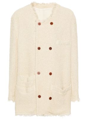 Magliano bouclé double-breasted jacket - Neutrals
