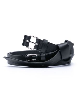 Magliano Bow leather belt - Black