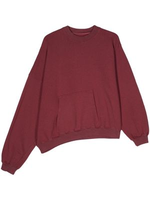 Magliano logo-print asymmetric sweatshirt - Red