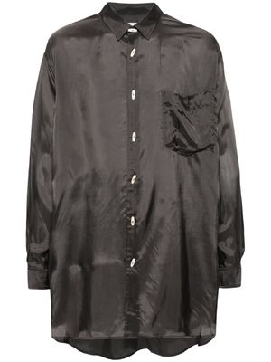 Magliano long-sleeves satin shirt - Grey